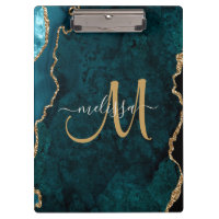Monograma del Personalizado de Agate Purpurina de