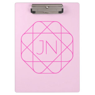 Carpeta De Pinza Monograma genial, estilo de logotipo moderno Ros