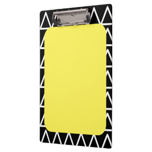 Carpeta De Pinza Monograma geométrico moderno