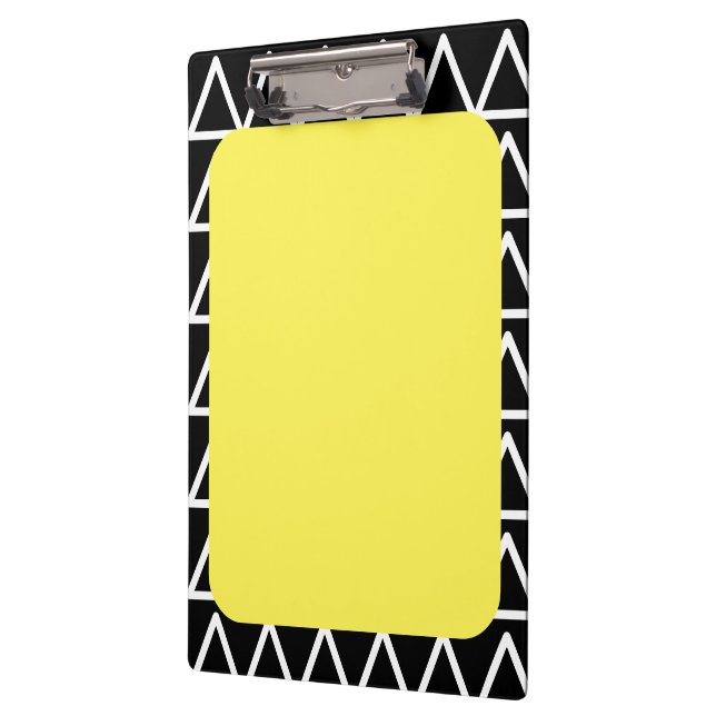 Carpeta De Pinza Monograma geométrico moderno (Izquierda)