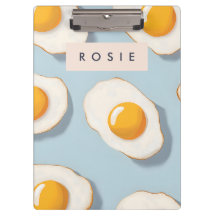 Monograma Patrón de huevo de lado soleado personal