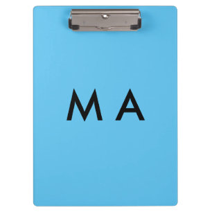 Carpeta De Pinza Monograma simple añade tu letra nombre hombre mini