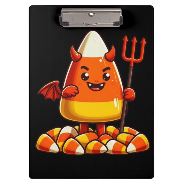 Carpeta De Pinza Monstruo de maíz dulce de Halloween (Anverso)