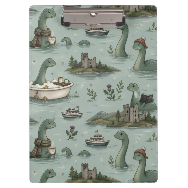 Carpeta De Pinza Monstruo del lago Ness (Anverso)