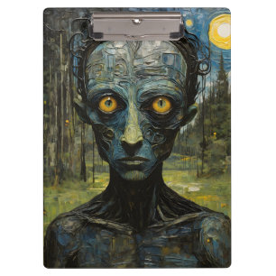 Carpeta De Pinza Monstruo en el bosque