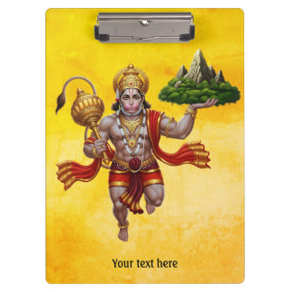 Carpeta De Pinza Montaña de elevación de vuelo Lord Hanuman