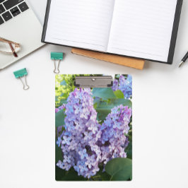 Carpeta De Pinza Morado Lilac Blooms Floral
