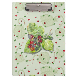 Carpeta De Pinza moras rojas y negras