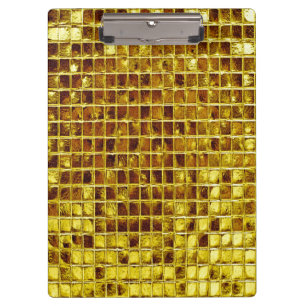 Carpeta De Pinza Mosaicos de oro Elegante lujo moderno