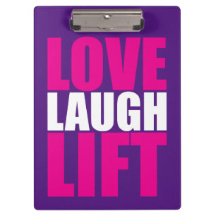 Carpeta De Pinza Motivación de entrenamiento - Amor, Risa, Levantam