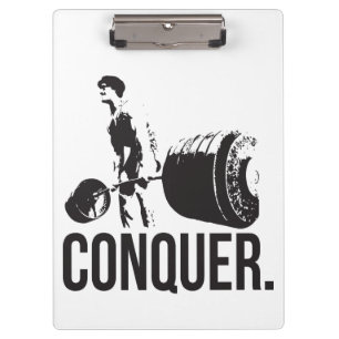 Carpeta De Pinza Motivación del gimnasio - CONQUISTAR