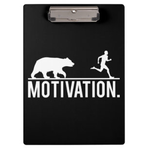 Carpeta De Pinza Motivación divertida de entrenamiento - Persiguien