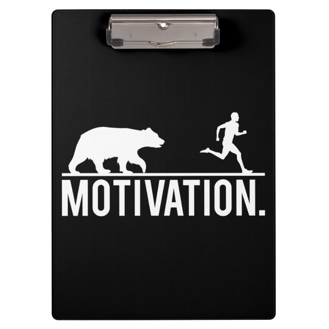 Carpeta De Pinza Motivación divertida de entrenamiento - Persiguien (Anverso)