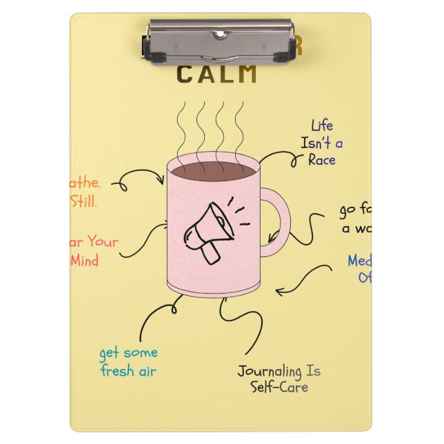 Carpeta De Pinza Motivational Text Wrap Design (Anverso)