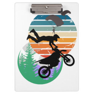 Carpeta De Pinza Motocicleta, paracaídas y al aire libre