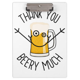Carpeta De Pinza Muchas Gracias Cervecero - Cara Tonta