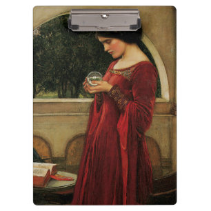 Carpeta De Pinza Mujer Bola de Cristal Pintura de Waterhouse