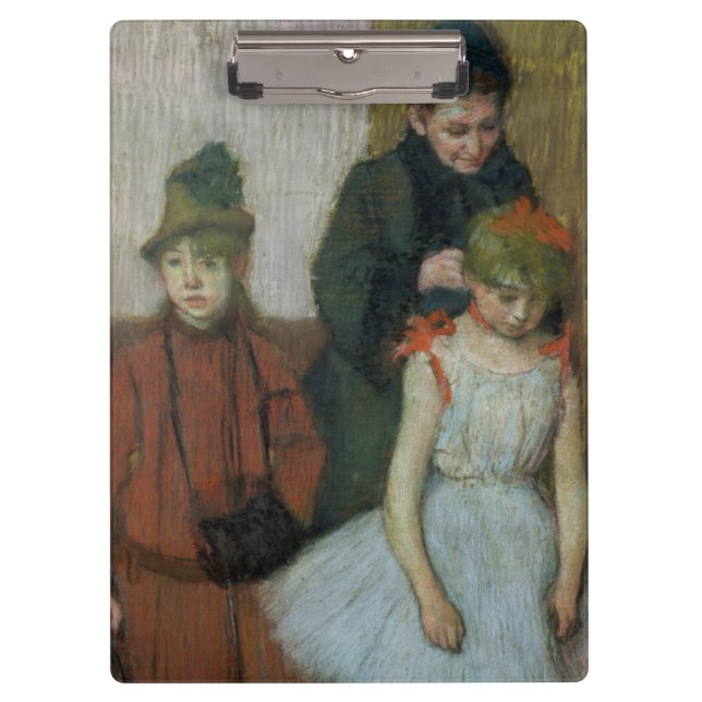 Carpeta De Pinza Mujer de Edgar Degas el | con dos niñas (Anverso)