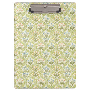 Carpeta De Pinza Mujer femenina con estampado floral verde
