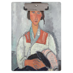 Carpeta De Pinza Mujer gitana con bebé, 1919 (aceite sobre lienzo)