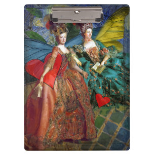 Carpeta De Pinza Mujer Mariposa Caprichosa Géminis Gótica Clásica