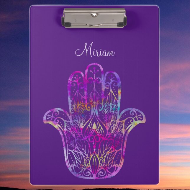 Carpeta De Pinza Multicolor Filigree Hamsa (Subido por el creador)