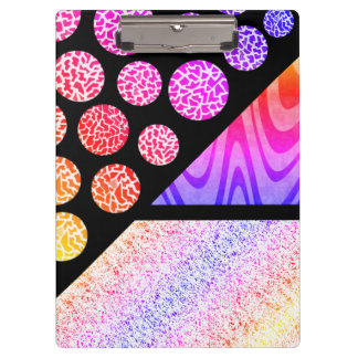 Carpeta De Pinza Multicolor Moderno Negro