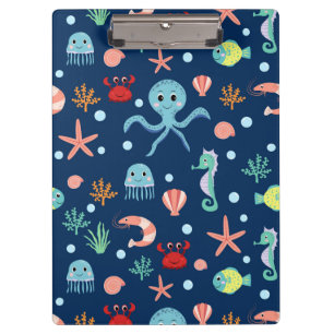 Carpeta De Pinza Mundo Marino