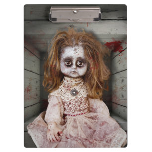 Carpeta De Pinza Muñeca de porcelana vintage embrujada de SlipperyJ