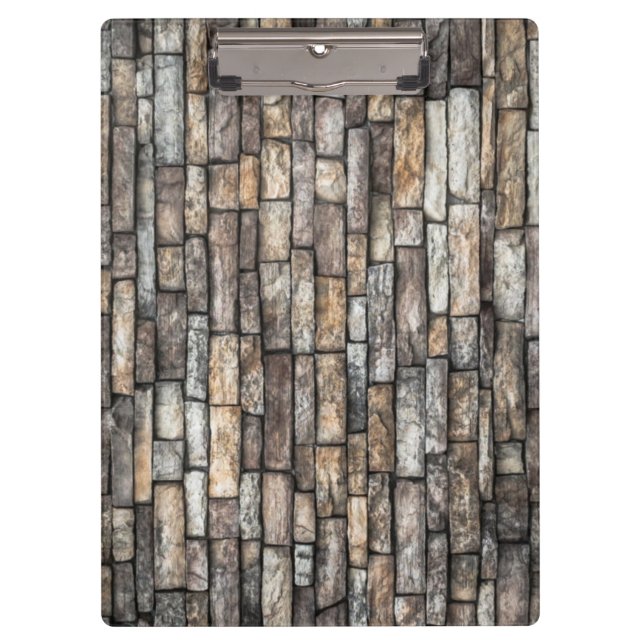 Carpeta De Pinza Muro de piedra gris (Anverso)