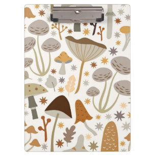 Carpeta De Pinza Mushroom Hunter Mid Century Mushroom