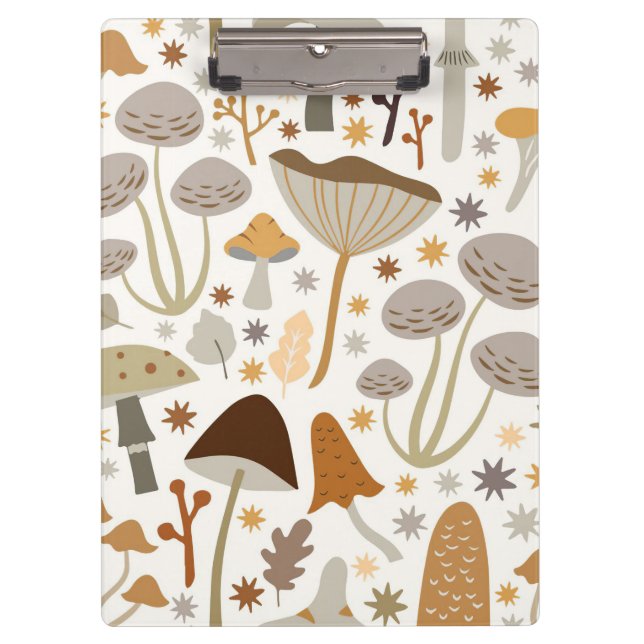 Carpeta De Pinza Mushroom Hunter Mid Century Mushroom (Anverso)