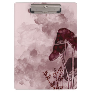 Carpeta De Pinza Mushrooms de Burgundy Neon