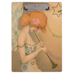 Carpeta De Pinza Música antigua ángeles músicos victorianos flauta