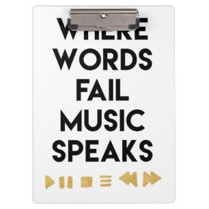 Carpeta De Pinza Música de arte habla