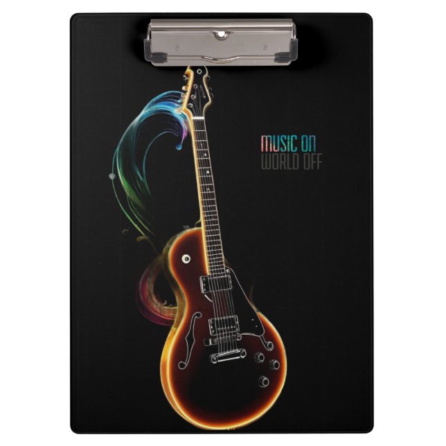 Carpeta De Pinza música de guitarra en (Anverso)