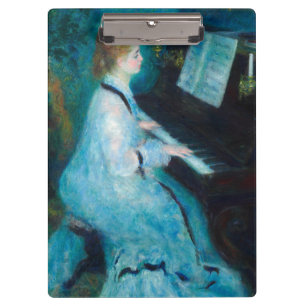 Carpeta De Pinza Música de piano de mujer de Renoir