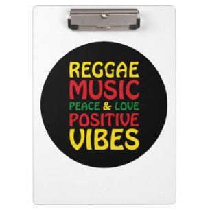 Carpeta De Pinza Música de reggae con dichos positivos