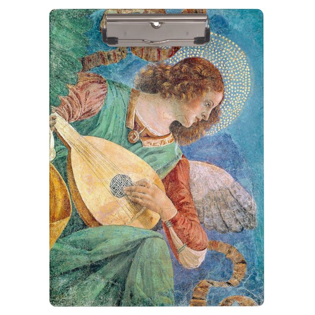 Carpeta De Pinza Musical angel playing guitar (Anverso)