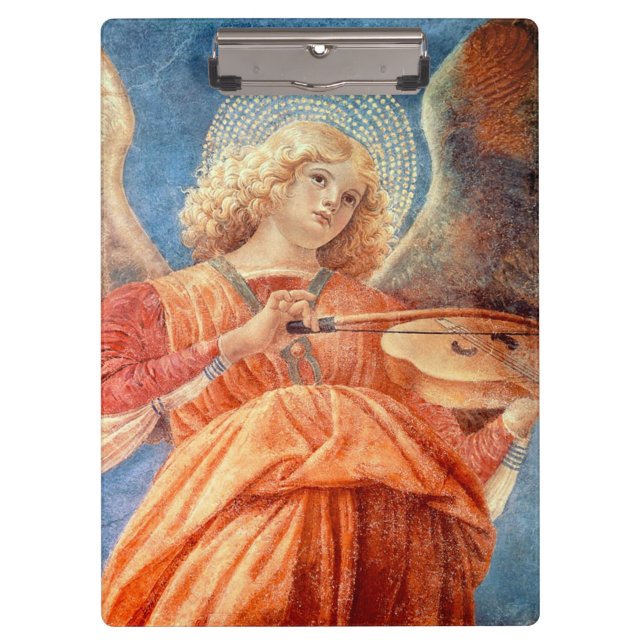 Carpeta De Pinza Musical angel playing the violin fresco (Anverso)