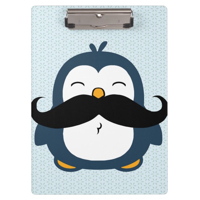 Carpeta De Pinza Mustache Penguin (Anverso)