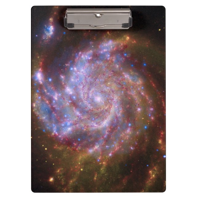 Carpeta De Pinza Nacimiento estelar en el volante: Galaxia M101 (Anverso)