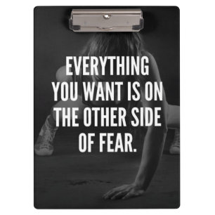 Carpeta De Pinza NADA DE MIEDO - Motivación del entrenamiento femen