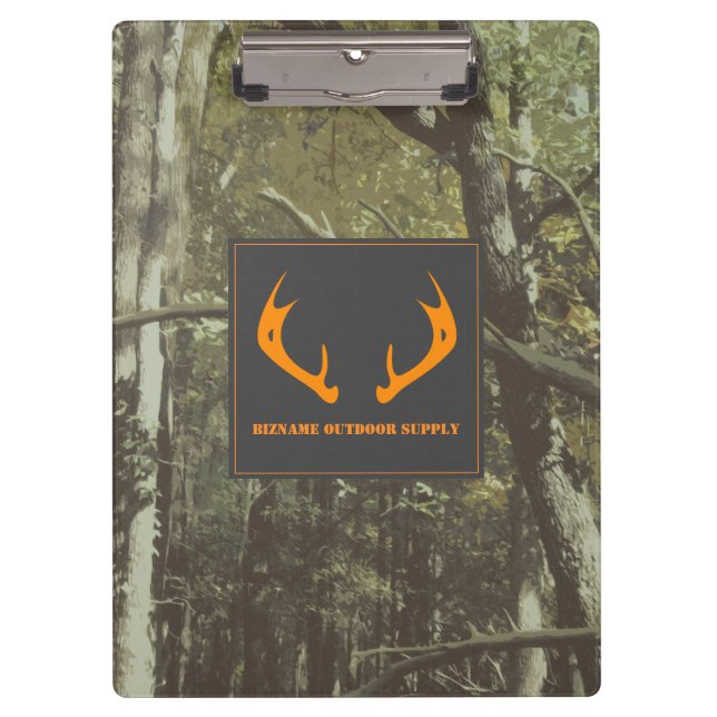 Carpeta De Pinza Naranja de camuflaje Antlers de venado exterior (Anverso)