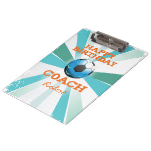 Carpeta De Pinza Naranja/estreno Verde azulado/azul del entrenador