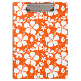 Carpeta De Pinza Naranja HAWAIAN HULA (HIBISCUS)
