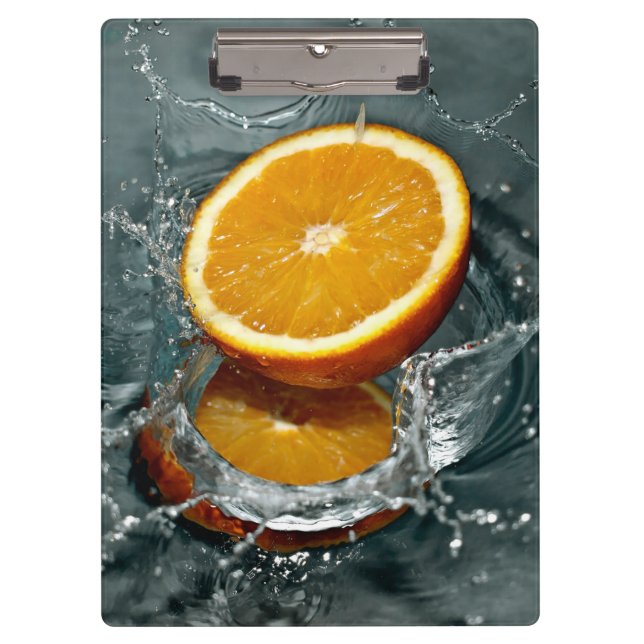Carpeta De Pinza Naranja positivo jugoso para el estado de ánimo de (Anverso)