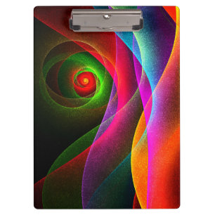 Carpeta De Pinza Naranja Verde Rojo Patrón de arte abstracto modern