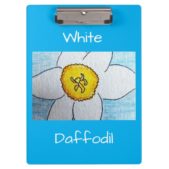 Carpeta De Pinza Narciso Blanco (Anverso)