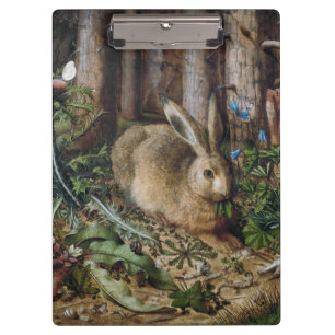 Carpeta De Pinza Naturaleza Boscosa de Liebre Vintage Oscuro Cottag